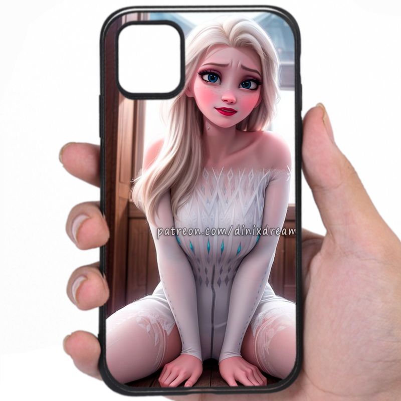 Elsa Frozen Exotic Allure Hentai Fan Art iPhone Samsung Phone Case