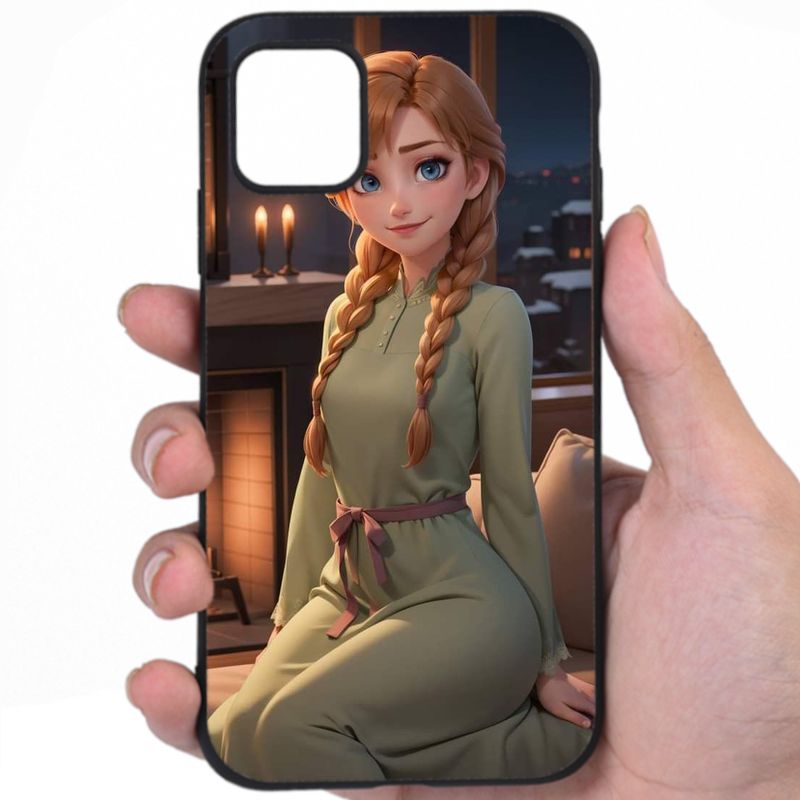 Elsa Frozen Luscious Lips Hentai Artwork iPhone Samsung Phone Case