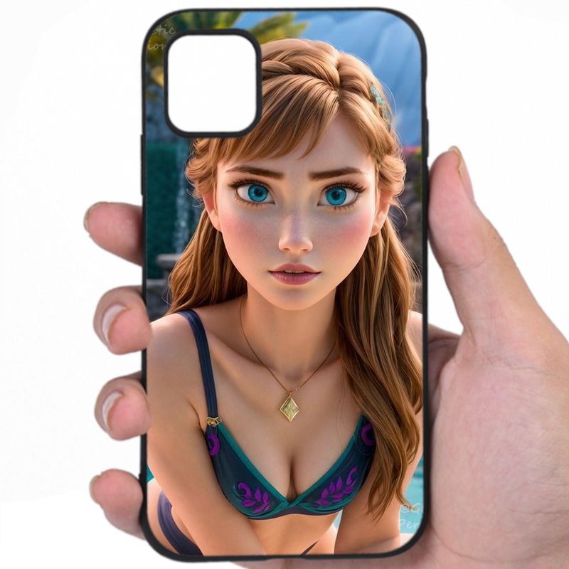 Elsa Frozen Provocative Charm Sexy Anime Fine Art Awesome Phone Case