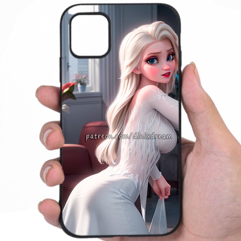 Elsa Frozen Seductive Appeal Sexy Anime Design Awesome Phone Case