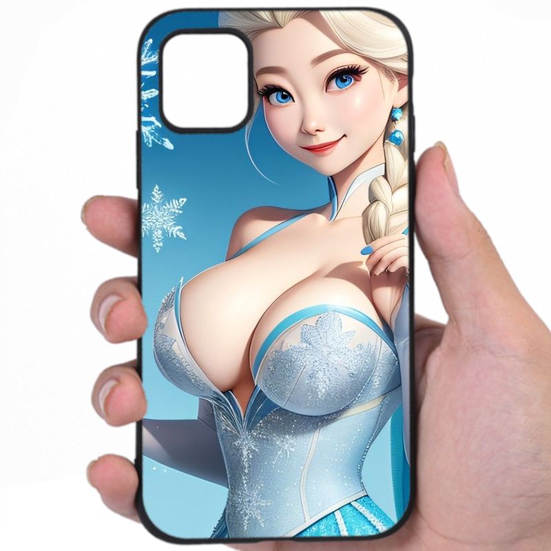 Elsa Frozen Seductive Appeal Sexy Anime Fine Art Wcoan iPhone Samsung Phone Case