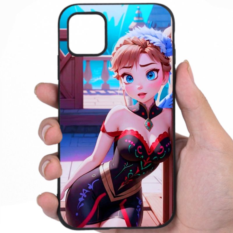 Elsa Frozen Smoldering Looks Hentai Artwork Phone Case