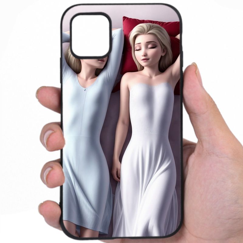 Elsa Frozen Smoldering Looks Hentai Design Awesome Phone Case