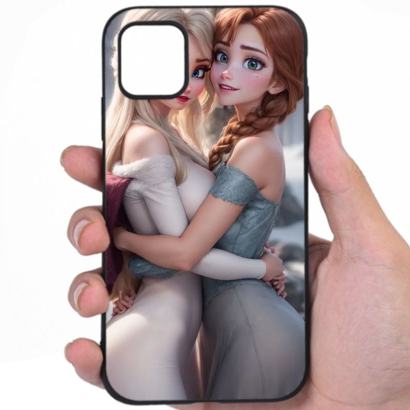 Elsa Frozen Smoldering Looks Sexy Anime Artwork Phone Case