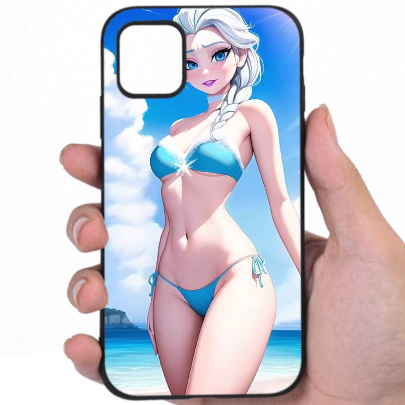 Elsa Frozen Steamy Presence Sexy Anime Design Xqmba Phone Case