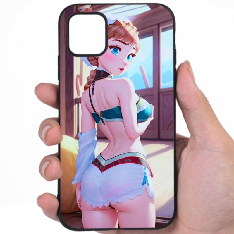 Elsa Frozen Steamy Presence Sexy Anime Fan Art Awesome Phone Case