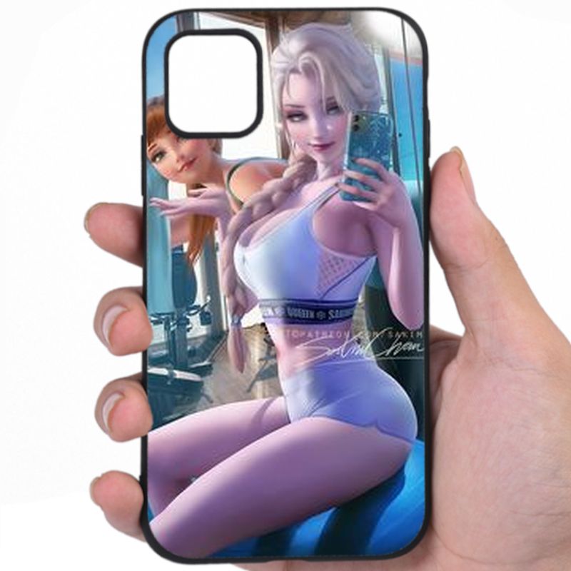 Elsa Frozen Sultry Beauty Sexy Anime Fan Art Bilxq Awesome Phone Case