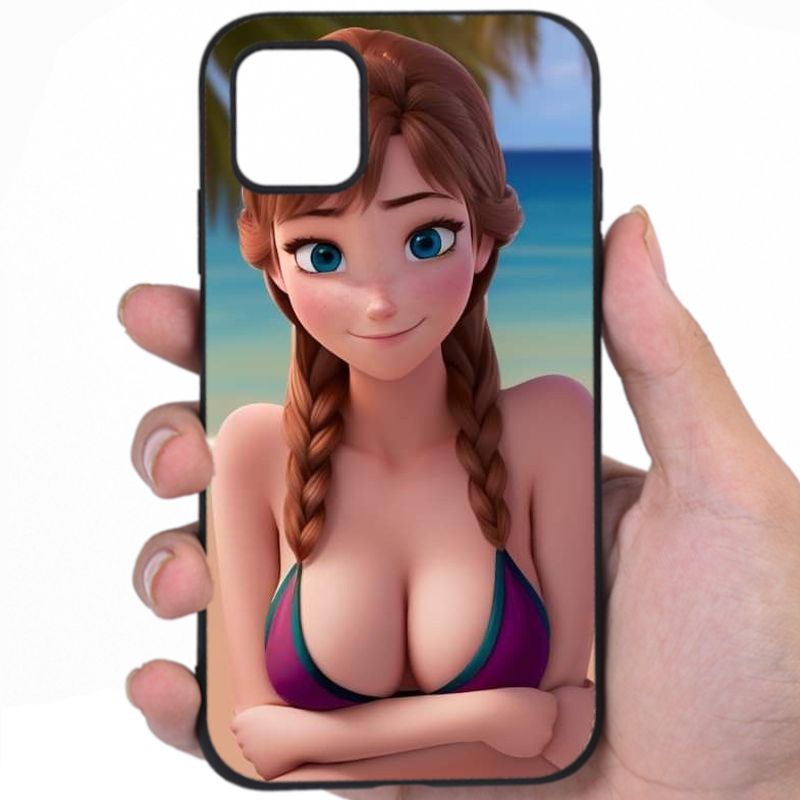 Elsa Frozen Sultry Beauty Sexy Anime Fan Art Yochc iPhone Samsung Phone Case