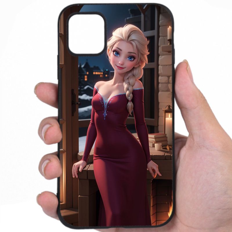 Elsa Frozen Sultry Beauty Sexy Anime Mashup Art Phone Case