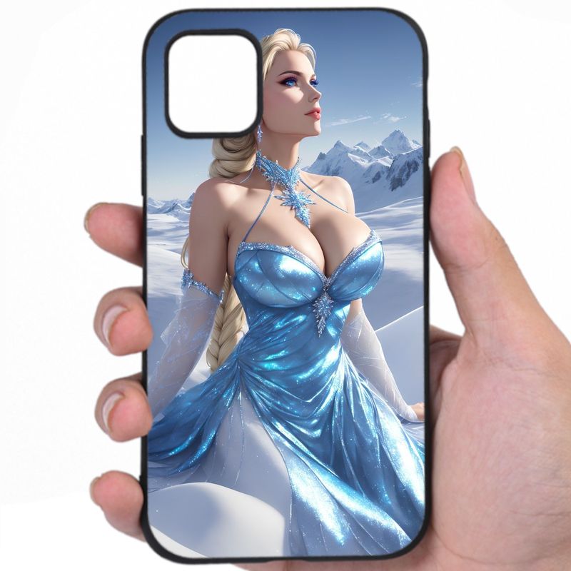 Elsa Frozen Tantalizing Aura Sexy Anime Fan Art Awesome Phone Case