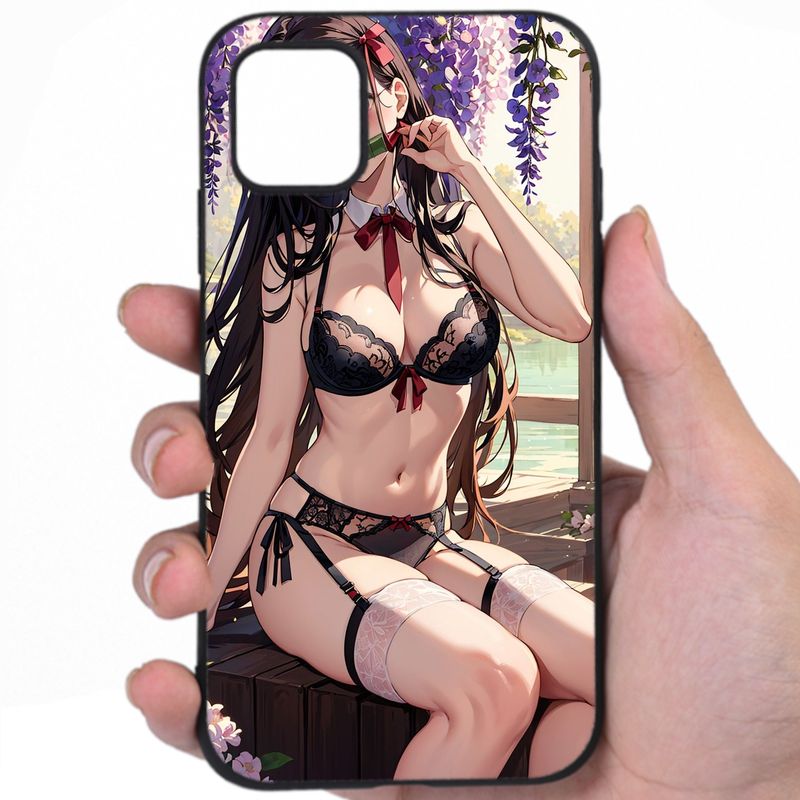Kimetsu No Yaiba Alluring Curves Hentai Design Awesome Phone Case