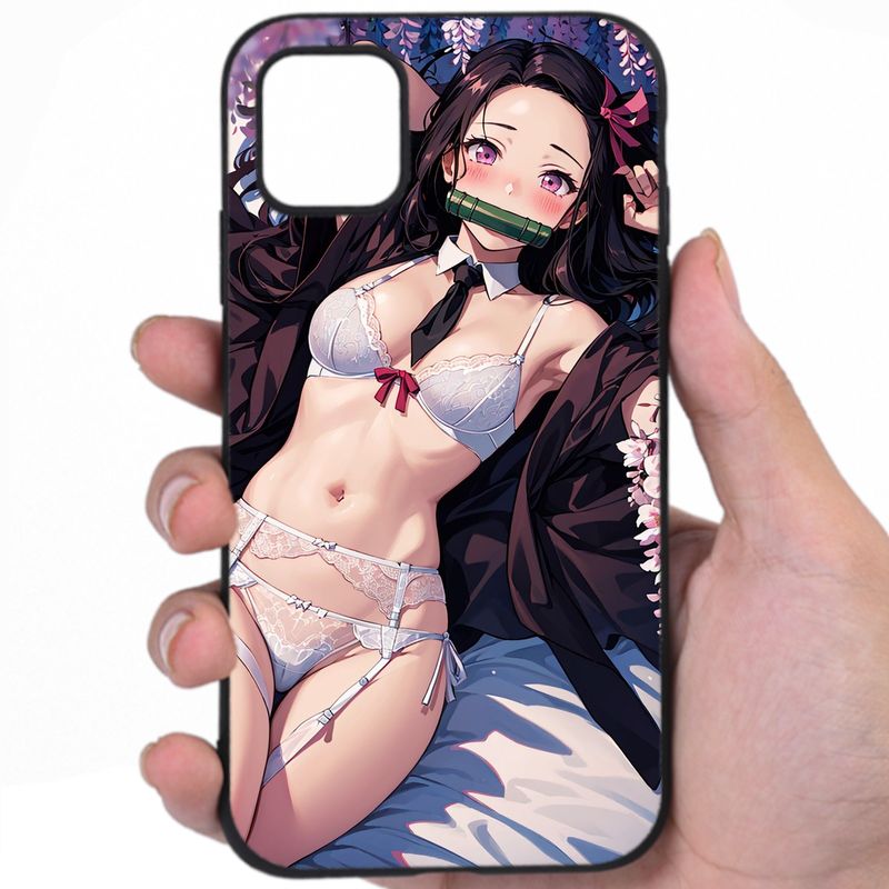 Kimetsu No Yaiba Risqué Outfit Sexy Anime Design Awesome Phone Case