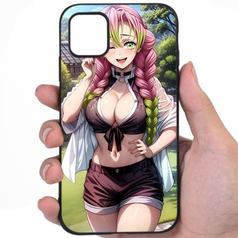 Kimetsu No Yaiba Risqué Outfit Sexy Anime Fan Art iPhone Samsung Phone Case