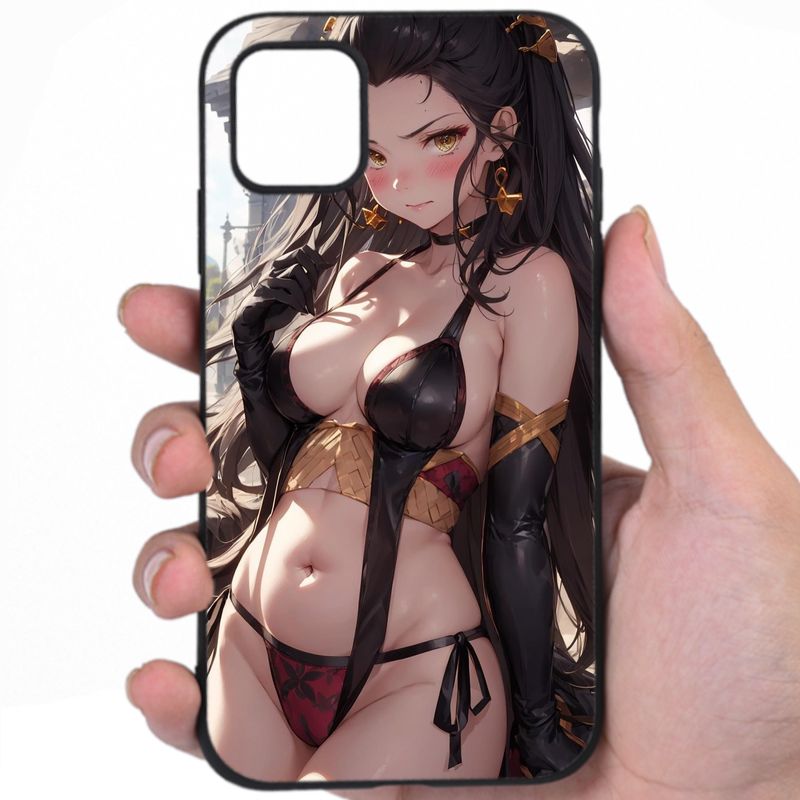 Kimetsu No Yaiba Sensual Elegance Sexy Anime Mashup Art Sljph Phone Case