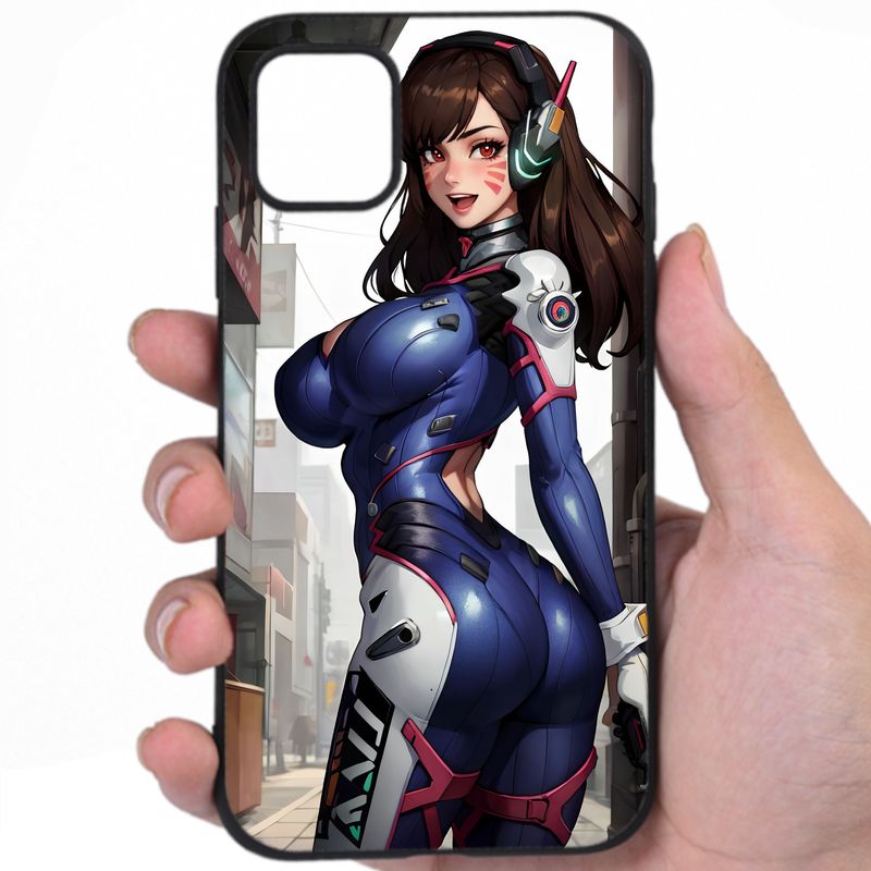 Overwatch Flirtatious Smile Sexy Anime Mashup Art Phone Case
