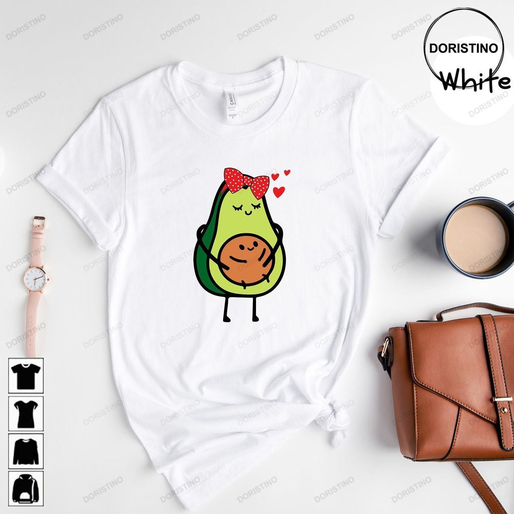 Avocado Vegetarian Vegan Gifts Pregnancy Announcement Pregnancy Reveal Pregnancy Announcement New Mom Tee Limited Edition T-shirts