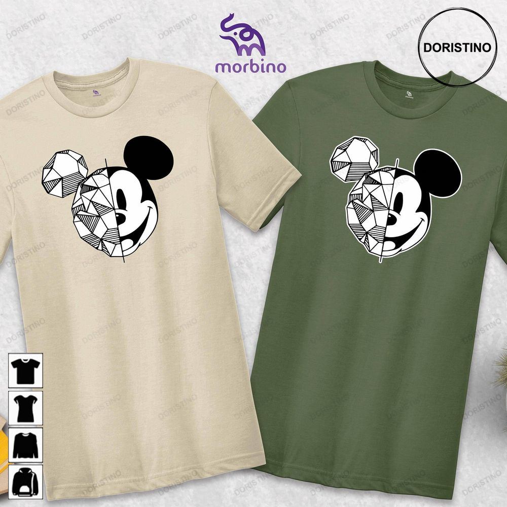 Geometric Mickey Mouse Mickey Head Disney Gift Disney Vacation Disney Family Disney Trip Cool Mickey Trending Style
