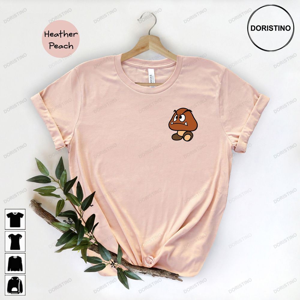 Goomba Funny Video Game Pocket Goomba Cute Gaming Tee Gift For Gamer Gaming Gift Retro Game Lover Funny Mushroom Limited Edition T-shirts