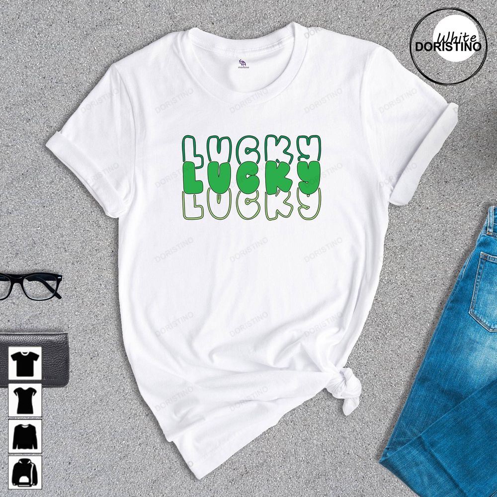 Lucky Feeling Lucky Tee Irish Day St Patricks St Paddys Day Gift Shenanigans Drinking Lucky Gift Awesome Shirts