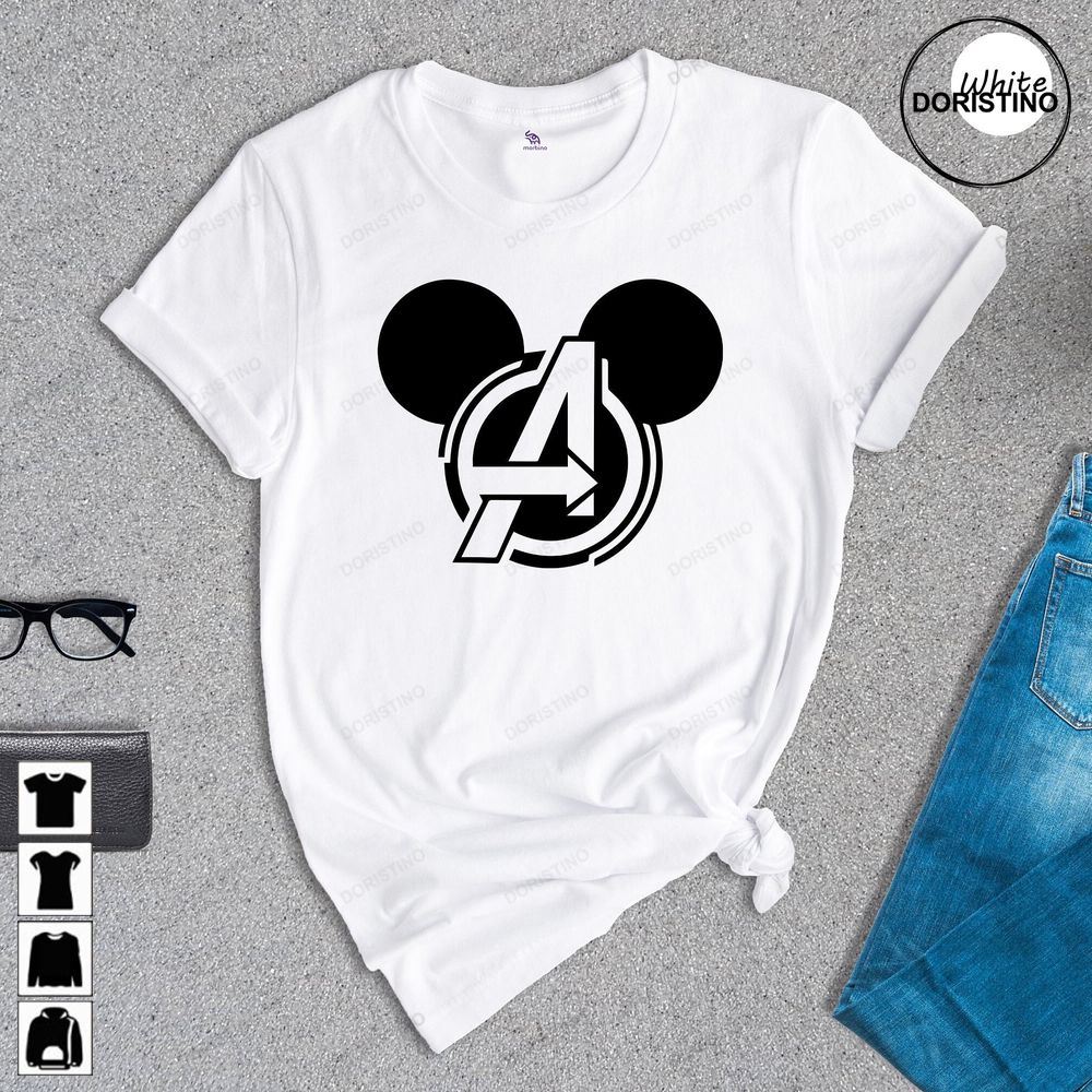 Mickey Ears Avengers Marvel Disney World Disneyland Avengers Fan Gift Disney Trip Disney Squad Tee Trending Style