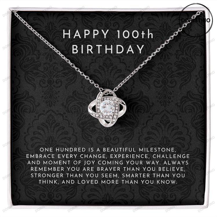 100th Birthday Gift 100th Birthday 100th Birthday Necklace 100th Birthday Jewelry 100th Birthday Gift Ideas Gift For Her Doristino Trending Necklace