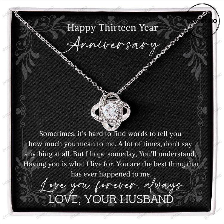 13 Year Anniversary Jewelry 13th Wedding Anniversary Gift For Wife Jewelry 13th Year Wedding Anniversary 13th Anniversary Gift For Her Doristino Trending Necklace