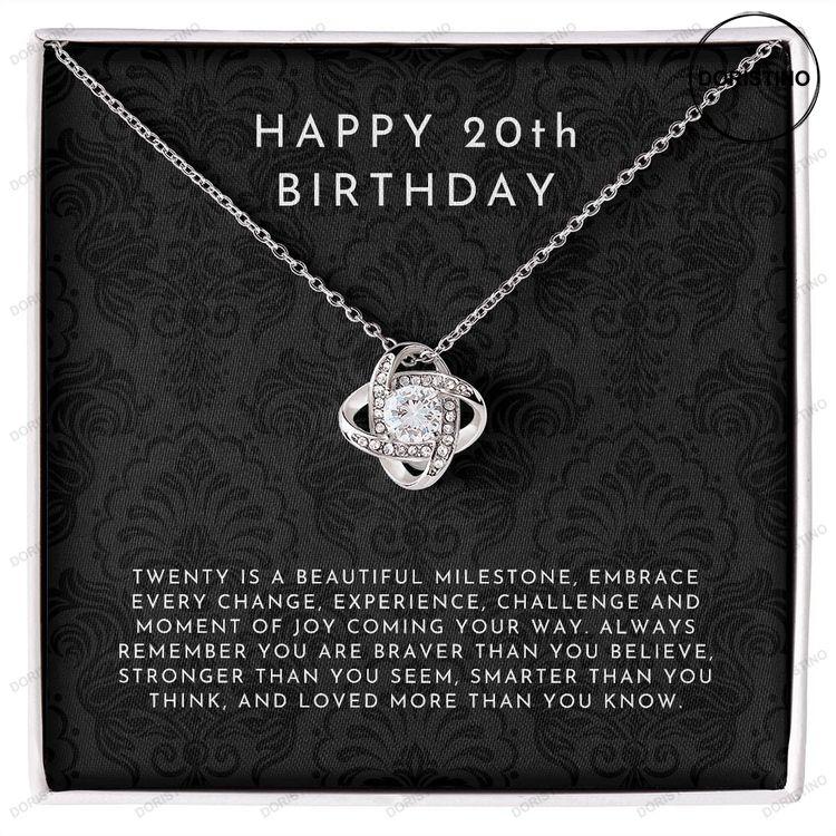 20th Birthday Gift 20th Birthday 20th Birthday Necklace 20th Birthday Jewelry 20th Birthday Gift Ideas Gifts For 20th Doristino Awesome Necklace