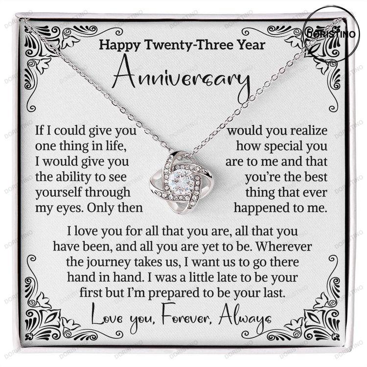 23rd Wedding Anniversary Gift For Wife Air Anniversary Gift Twenty Third Anniversary Gift 23 Year Anniversary Gift For Her Twenty Love Doristino Awesome Necklace