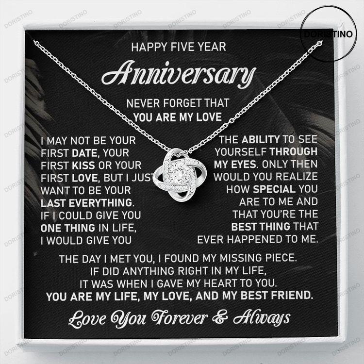 Personalized 5 Year Anniversary Gift For Wife, 5th Anniversary Gift Fo -  Vista Stars - Personalized gifts for the loved ones