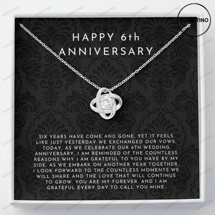 6 Year Anniversary Gift 6th Year Wedding Anniversary Gift 6th Year Anniversary Gift For Her 6 Year Anniversary Gift For Wife 6 Year Gift Doristino Limited Edition Necklace