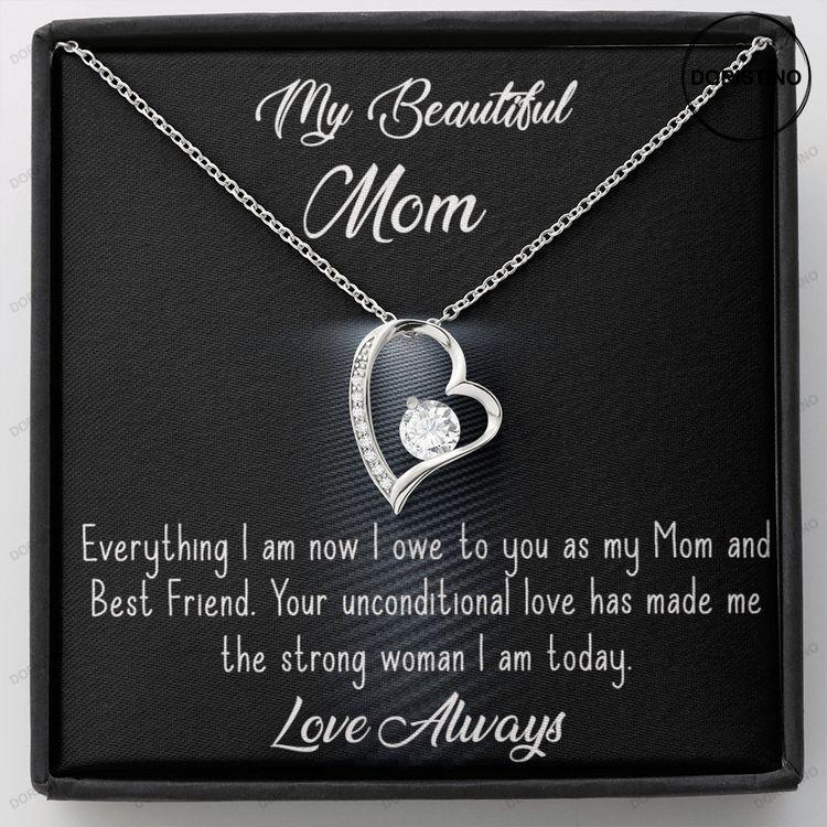 A Beautiful Forever Love Necklace For A Mom From Your Daughter Doristino Limited Edition Necklace