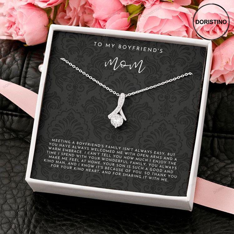 Boyfriends Mom Necklace Gift For Boyfriends Mom Mother's Day Gift For Boyfriends Mom Christmas Gift For Boyfriend's Mom Bonus Mom Gifts Doristino Awesome Necklace