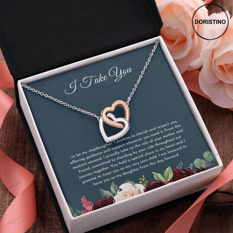 Bride To Step Daughter Gift Step Daughter Wedding Gift Bonus Daughter Wedding Gift I Take You Wedding Gift Wedding Gift From Step Mom Doristino Awesome Necklace