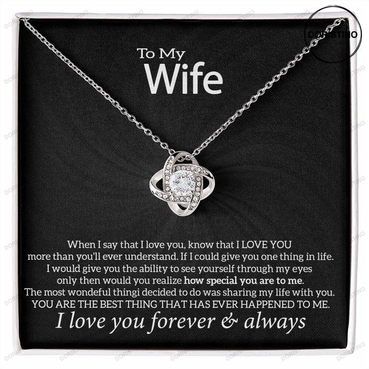Christmas Gift For Wife Soulmate Necklace Gift Box Meaningful Gift Melt Her Heart For Wife Holiday Personalised Jewellery Gift Doristino Limited Edition Necklace