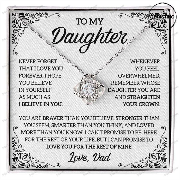 Daughter Birthday Gift From Dad Birthday Card Daughter Happy Birthday Daughter Necklace Unique Birthday Cards For Daughter Doristino Trending Necklace