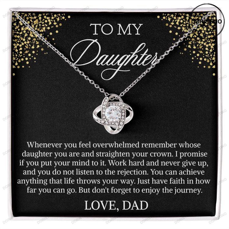 Daughter Dad Gift For Daughter From Dad To My Daughter Necklace Daughter Gift From Dad Daughter Birthday Gift Daughter Graduation Gift Doristino Limited Edition Necklace