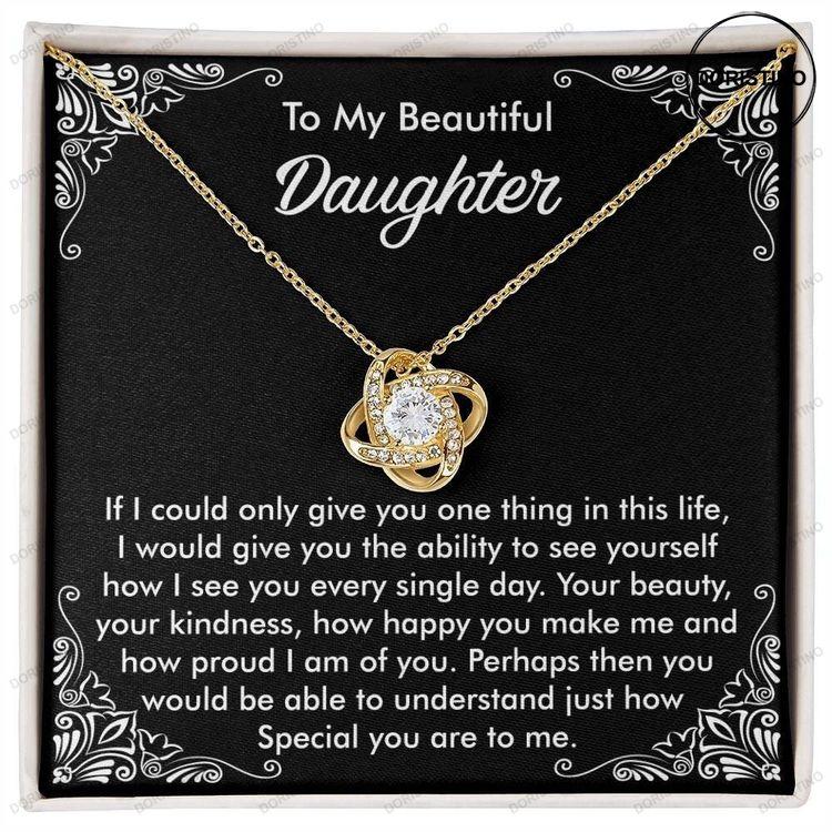 Daughter Gift Necklace With Message Card Gift For Daughter Graduation Birthday Wedding And Any Occasion Doristino Limited Edition Necklace
