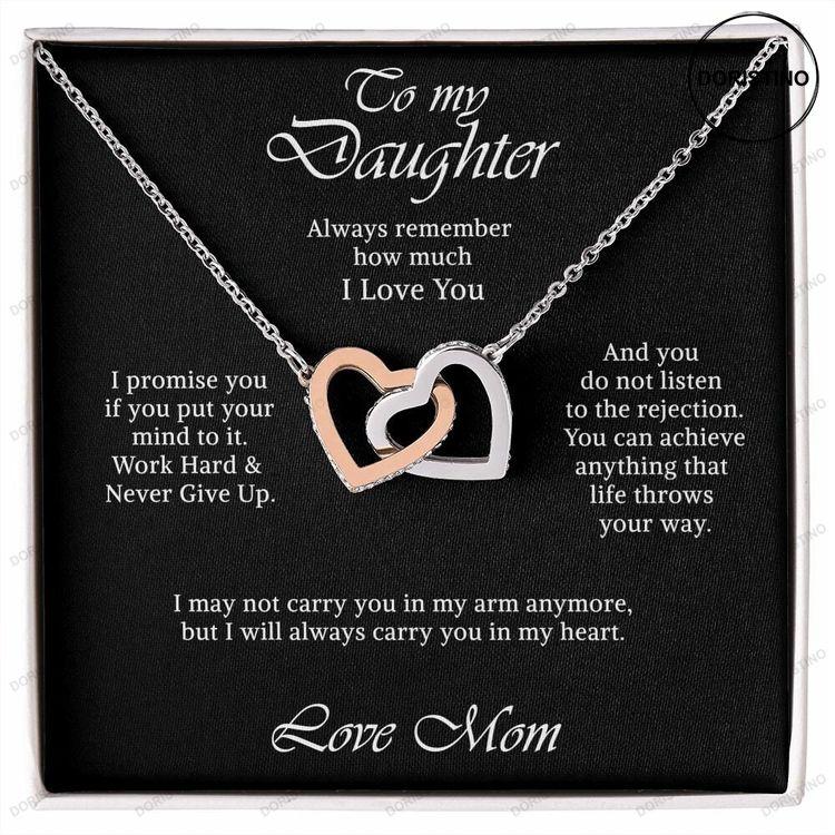 Daughter Mom Gift Interlocking Necklace Doristino Trending Necklace