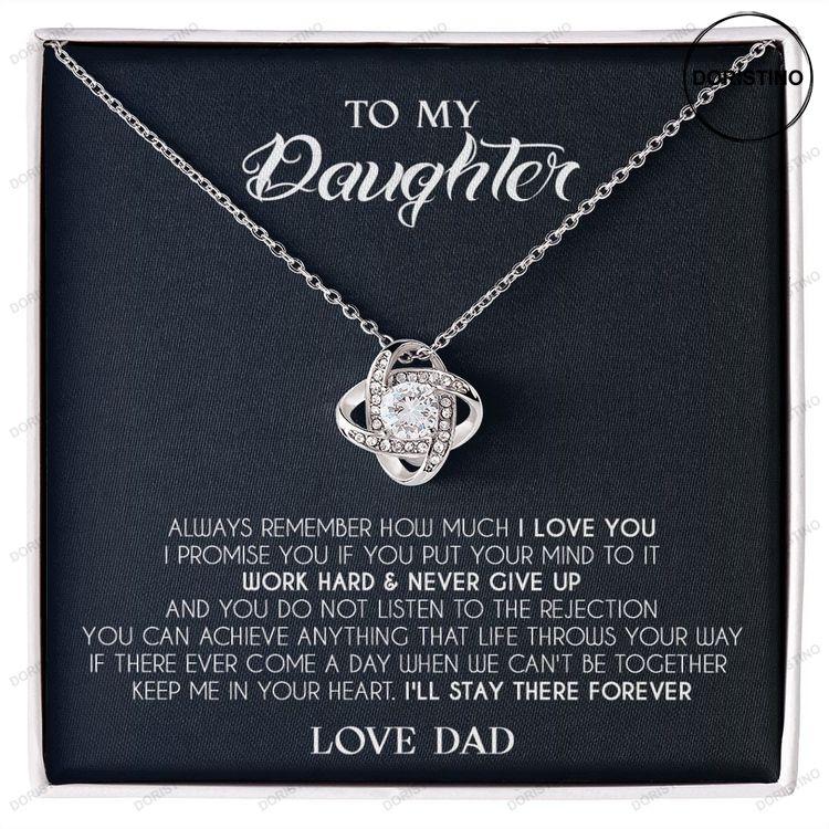 Daughter Necklace Daughter Gift From Father Father Daughter Far Away Daughter Mother's Day Gift For Daughter Doristino Awesome Necklace