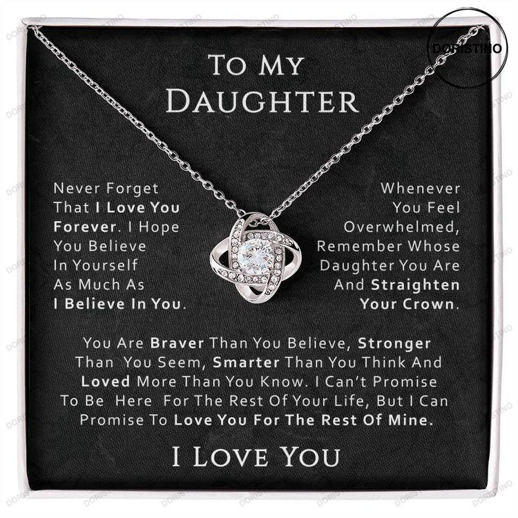 Daughter Necklace Gift From Dad Message Card For Daughter Doristino Trending Necklace