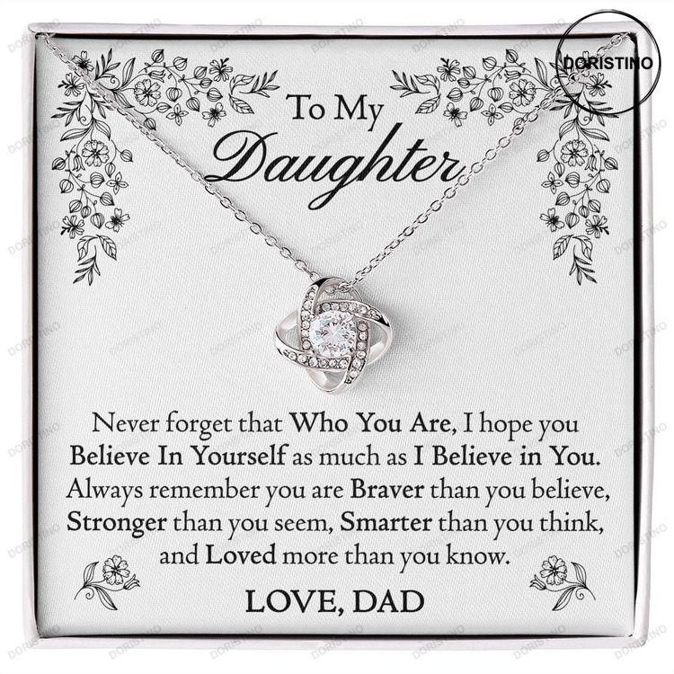 Daughter Necklace Gift From Parent For Her Birthday Graduation Christmas Daughter Gift Adult Daughter Necklace Doristino Limited Edition Necklace