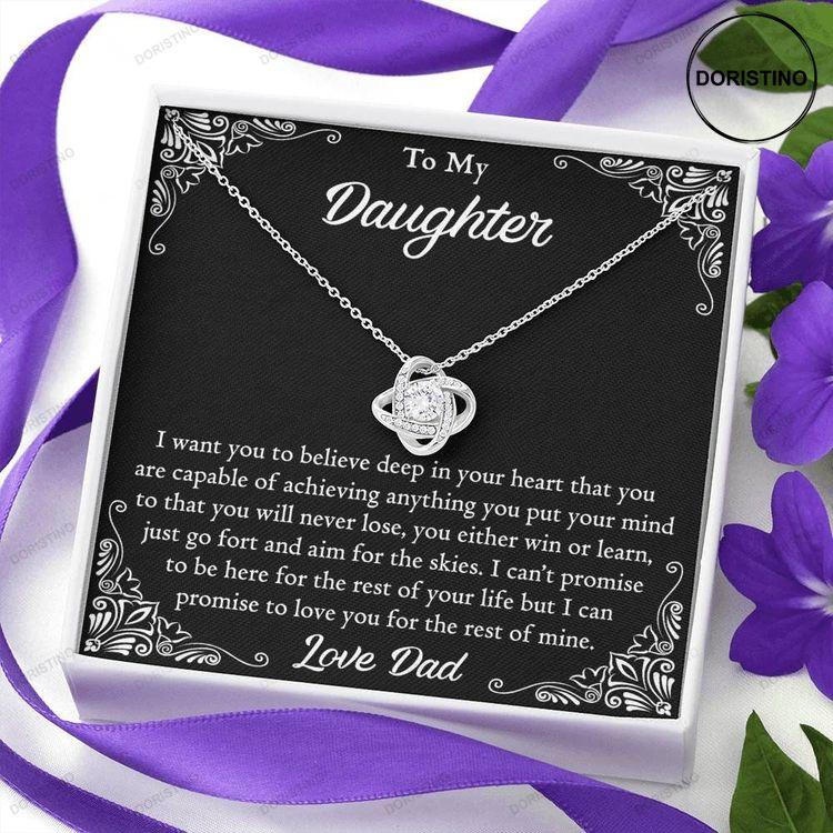 Daughter Sentimental Necklace Gift For Her Daughter Gift From Mom And Dad For Birthday Graduation And Any Occasion Doristino Awesome Necklace