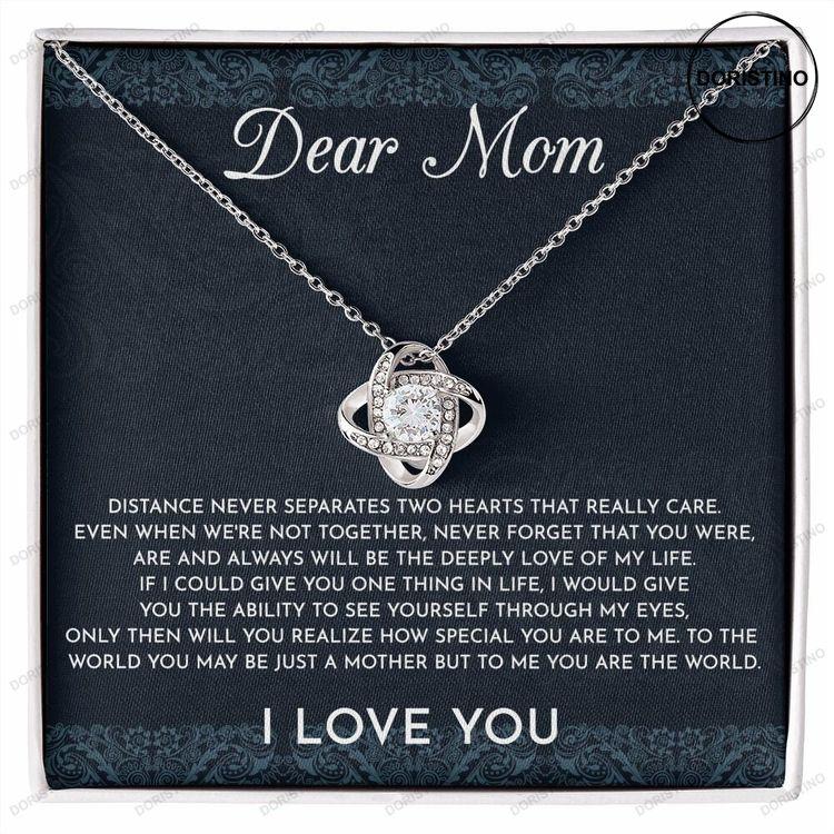 Dear Mom Necklace Mothers Day Gift From Daughter Mom Necklace Mom Birthday Gift From Daughter Mom Gift From Son Doristino Limited Edition Necklace