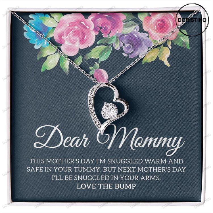 Dear Mommy Gift Mother Day Gift For Pregnancy Mother's Day Gift Doristino Limited Edition Necklace