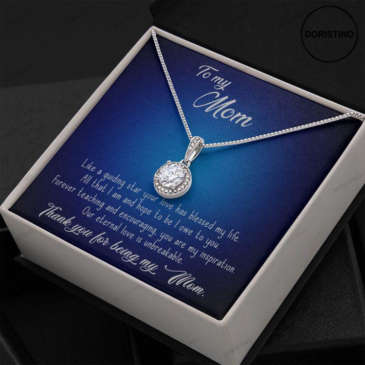 Eternal Hope Necklace For A Mom - Gorgeous Necklace For Your Mother - Gift For Mom - Mom Jewelry Gift - Message Card Jewelry For Mom Doristino Awesome Necklace