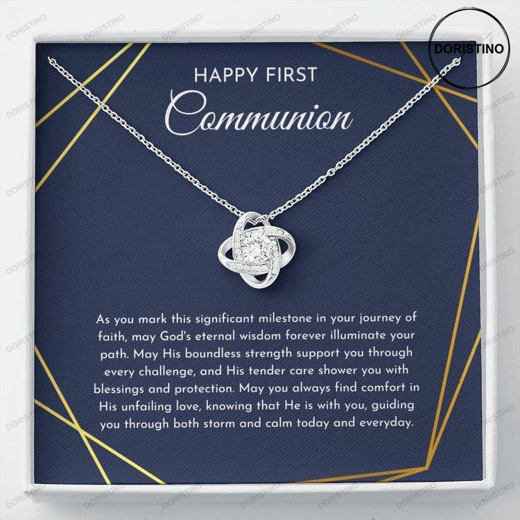First Communion Necklace First Communion Gifts First Holy Communion Gifts Goddaughter Gift Baptism Gift Doristino Limited Edition Necklace