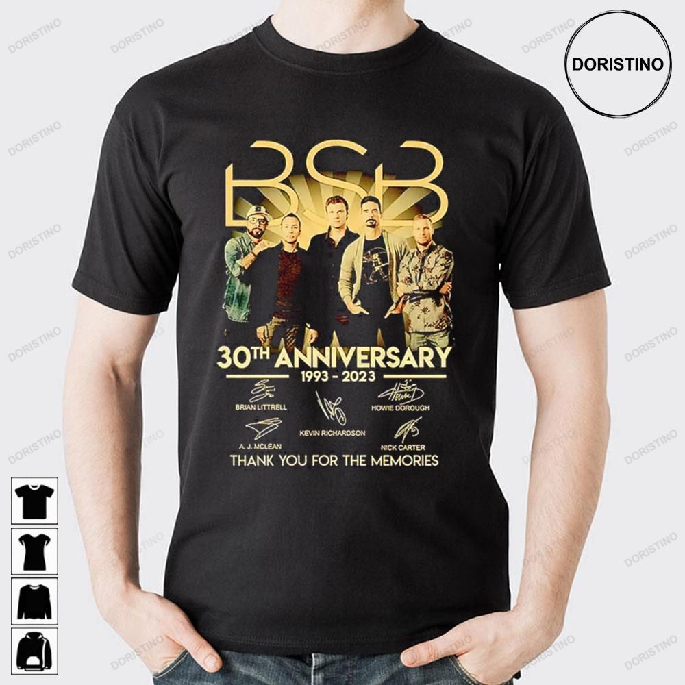 30th Anniversary 1993 2023 Thank You For The Memories Bsb Backstreet Boys Trending Style