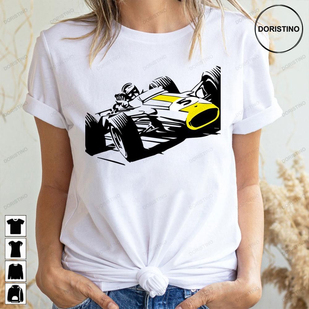 60s Formula One Car On White Limited Edition T-shirts
