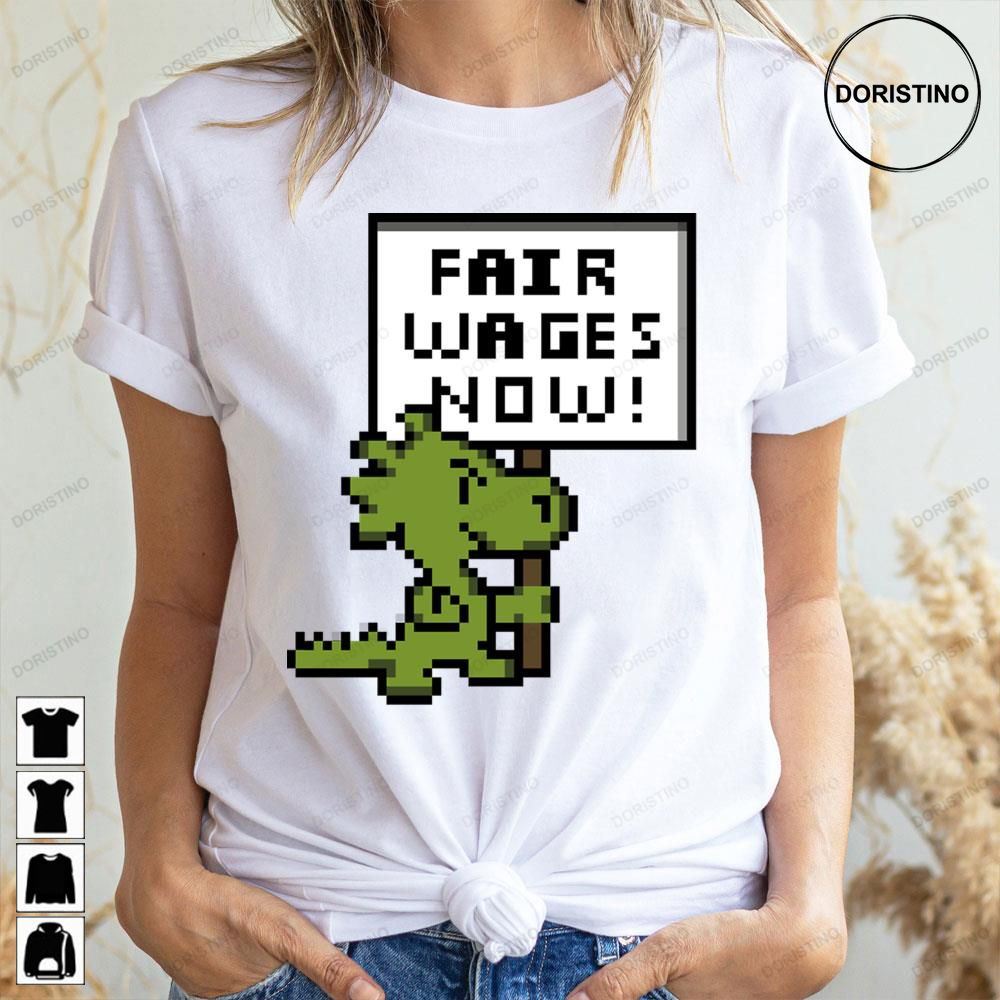 8bit Kobold Fair Wages Now Limited Edition T-shirts