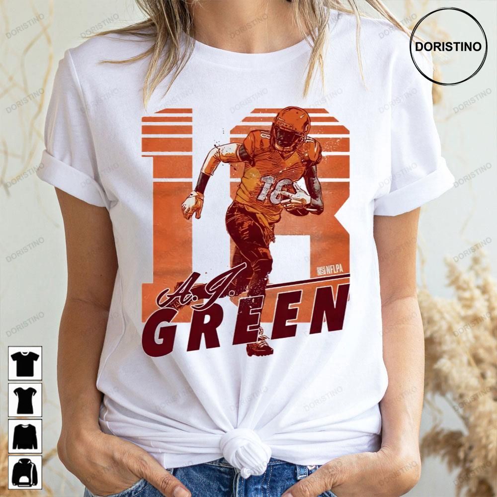 A J Green 18 For Cincinnati Bengals Limited Edition T-shirts